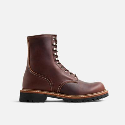 Logger-Men's Logger Leather Boot in Briar