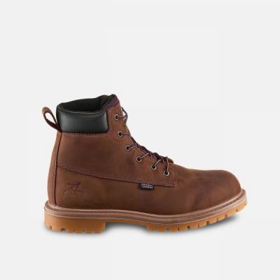 Hopkins-Men's 6-inch Waterproof Leather Safety Toe Boots